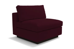 Taylor Plush Armless Seat :: Leg Finish: Espresso