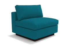 Taylor Plush Armless Seat :: Leg Finish: Espresso