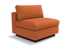 Taylor Plush Armless Seat :: Leg Finish: Espresso