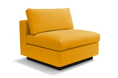 Taylor Plush Armless Seat :: Leg Finish: Espresso