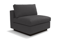 Taylor Plush Armless Seat :: Leg Finish: Espresso