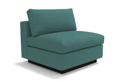 Taylor Plush Armless Seat :: Leg Finish: Espresso