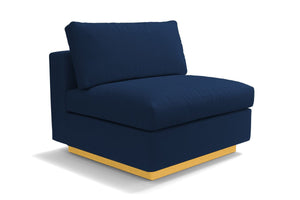 Taylor Plush Armless Seat :: Leg Finish: Natural