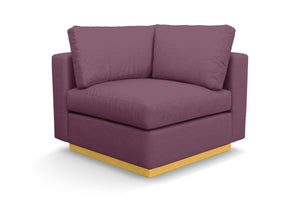 Taylor Plush Corner Seat :: Leg Finish: Natural