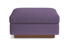 Taylor Plush Ottoman :: Leg Finish: Pecan