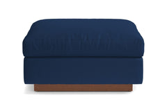 Taylor Plush Ottoman :: Leg Finish: Pecan