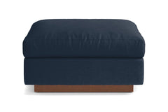 Taylor Plush Ottoman :: Leg Finish: Pecan