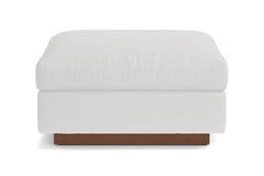 Taylor Plush Ottoman :: Leg Finish: Pecan