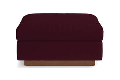 Taylor Plush Ottoman :: Leg Finish: Pecan