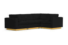 Taylor Plush 4pc Modular L-Sectional Sofa :: Leg Finish: Natural