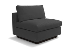 Taylor Plush Armless Seat :: Leg Finish: Espresso