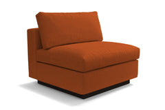 Taylor Plush Armless Seat :: Leg Finish: Espresso