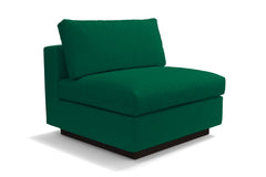 Taylor Plush Armless Seat :: Leg Finish: Espresso
