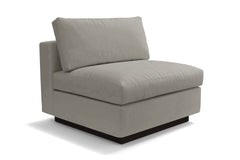 Taylor Plush Armless Seat :: Leg Finish: Espresso