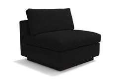 Taylor Plush Armless Seat :: Leg Finish: Espresso