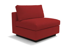 Taylor Plush Armless Seat :: Leg Finish: Espresso