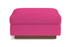 Taylor Plush Ottoman :: Leg Finish: Pecan