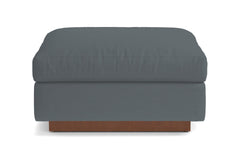 Taylor Plush Ottoman :: Leg Finish: Pecan