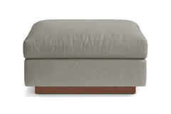 Taylor Plush Ottoman :: Leg Finish: Pecan
