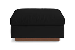 Taylor Plush Ottoman :: Leg Finish: Pecan