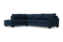Tuxedo 2pc Sectional Sofa :: Leg Finish: Espresso / Configuration: LAF - Chaise on the Left