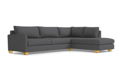 Tuxedo 2pc Sectional Sofa :: Leg Finish: Natural / Configuration: RAF - Chaise on the Right