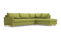 Tuxedo 2pc Sectional Sofa :: Leg Finish: Natural / Configuration: RAF - Chaise on the Right