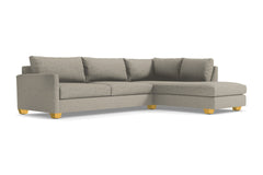 Tuxedo 2pc Sectional Sofa :: Leg Finish: Natural / Configuration: RAF - Chaise on the Right