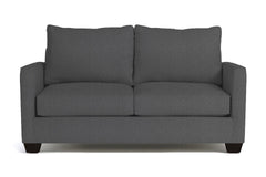 Tuxedo Twin Size Sleeper Sofa Bed :: Leg Finish: Espresso / Sleeper Option: Deluxe Innerspring Mattress