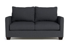 Tuxedo Apartment Size Sleeper Sofa Bed :: Leg Finish: Espresso / Sleeper Option: Deluxe Innerspring Mattress