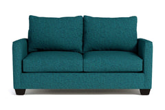 Tuxedo Apartment Size Sleeper Sofa Bed :: Leg Finish: Espresso / Sleeper Option: Memory Foam Mattress