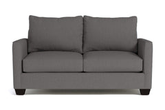 Tuxedo Twin Size Sleeper Sofa Bed :: Leg Finish: Espresso / Sleeper Option: Deluxe Innerspring Mattress