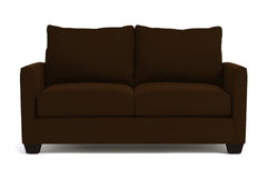 Tuxedo Twin Size Sleeper Sofa Bed :: Leg Finish: Espresso / Sleeper Option: Deluxe Innerspring Mattress
