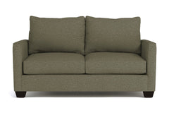 Tuxedo Apartment Size Sleeper Sofa Bed :: Leg Finish: Espresso / Sleeper Option: Deluxe Innerspring Mattress