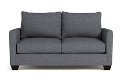 Tuxedo Apartment Size Sleeper Sofa Bed :: Leg Finish: Espresso / Sleeper Option: Deluxe Innerspring Mattress