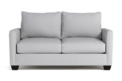 Tuxedo Twin Size Sleeper Sofa Bed :: Leg Finish: Espresso / Sleeper Option: Memory Foam Mattress