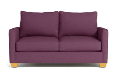 Tuxedo Twin Size Sleeper Sofa Bed :: Leg Finish: Natural / Sleeper Option: Deluxe Innerspring Mattress