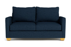 Tuxedo Twin Size Sleeper Sofa Bed :: Leg Finish: Natural / Sleeper Option: Memory Foam Mattress