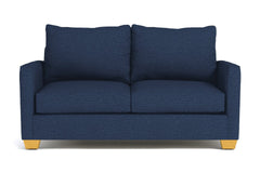 Tuxedo Apartment Size Sleeper Sofa Bed :: Leg Finish: Natural / Sleeper Option: Deluxe Innerspring Mattress