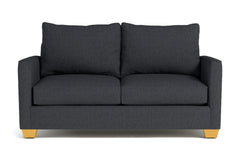 Tuxedo Apartment Size Sleeper Sofa Bed :: Leg Finish: Natural / Sleeper Option: Memory Foam Mattress