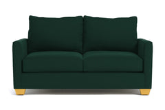 Tuxedo Apartment Size Sofa :: Leg Finish: Natural / Size: Apartment Size - 69&quot;w