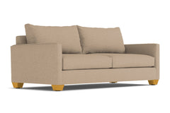 Tuxedo Queen Size Sleeper Sofa Bed :: Leg Finish: Natural / Sleeper Option: Deluxe Innerspring Mattress