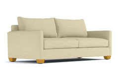Tuxedo Queen Size Sleeper Sofa Bed :: Leg Finish: Natural / Sleeper Option: Memory Foam Mattress