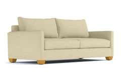 Tuxedo Queen Size Sleeper Sofa Bed :: Leg Finish: Natural / Sleeper Option: Deluxe Innerspring Mattress