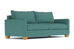 Tuxedo Queen Size Sleeper Sofa Bed :: Leg Finish: Natural / Sleeper Option: Deluxe Innerspring Mattress