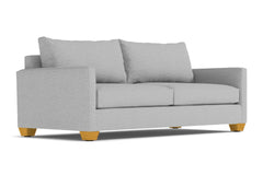 Tuxedo Queen Size Sleeper Sofa Bed :: Leg Finish: Natural / Sleeper Option: Deluxe Innerspring Mattress