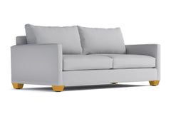 Tuxedo Queen Size Sleeper Sofa Bed :: Leg Finish: Natural / Sleeper Option: Deluxe Innerspring Mattress