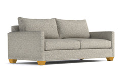 Tuxedo Queen Size Sleeper Sofa Bed :: Leg Finish: Natural / Sleeper Option: Deluxe Innerspring Mattress