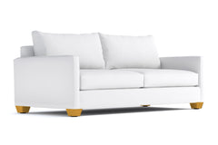 Tuxedo Queen Size Sleeper Sofa Bed :: Leg Finish: Natural / Sleeper Option: Deluxe Innerspring Mattress