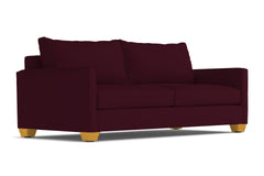 Tuxedo Queen Size Sleeper Sofa Bed :: Leg Finish: Natural / Sleeper Option: Deluxe Innerspring Mattress